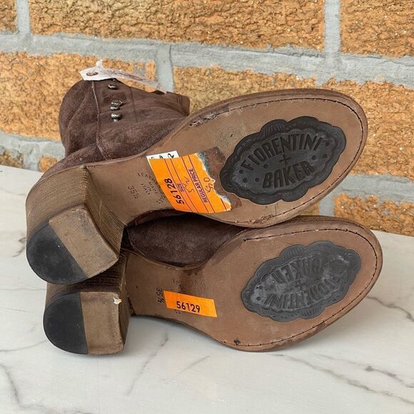 Fiorentini + Baker Beth Boot in Brown Suede 5.5 - Picture 6 of 14